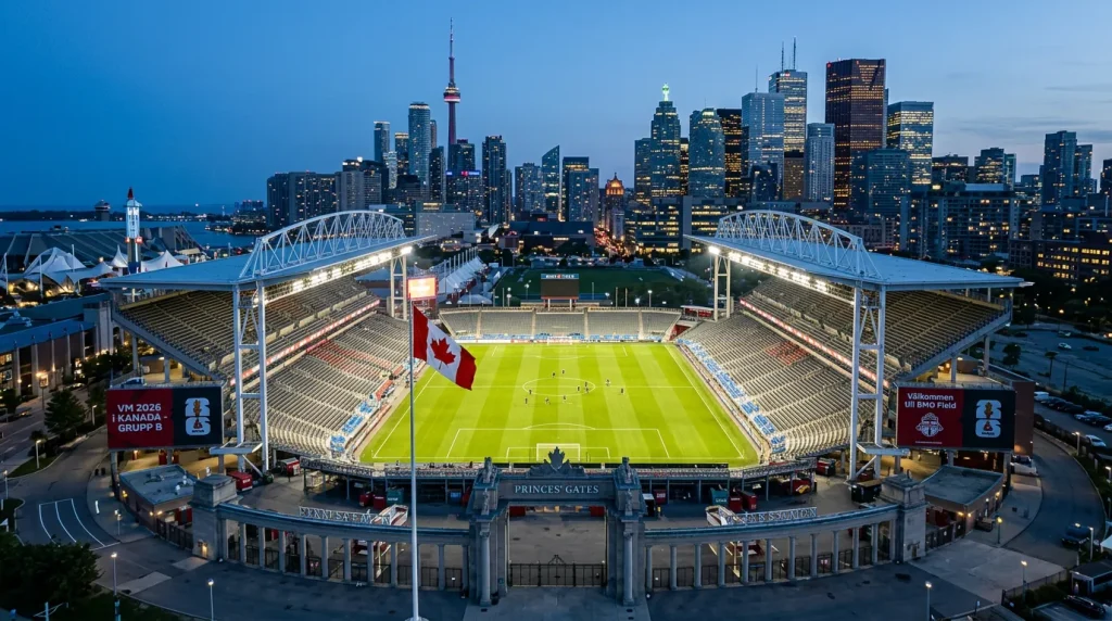 Grupp B i VM 2026 med Kanada, Schweiz, Qatar och Bosnien och Hercegovina