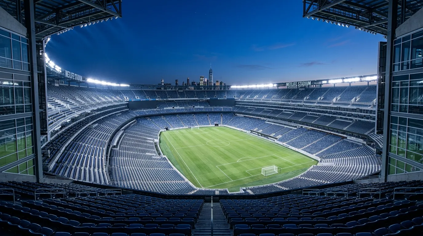 MetLife Stadium i East Rutherford, New Jersey, arena for VM-finalen 2026