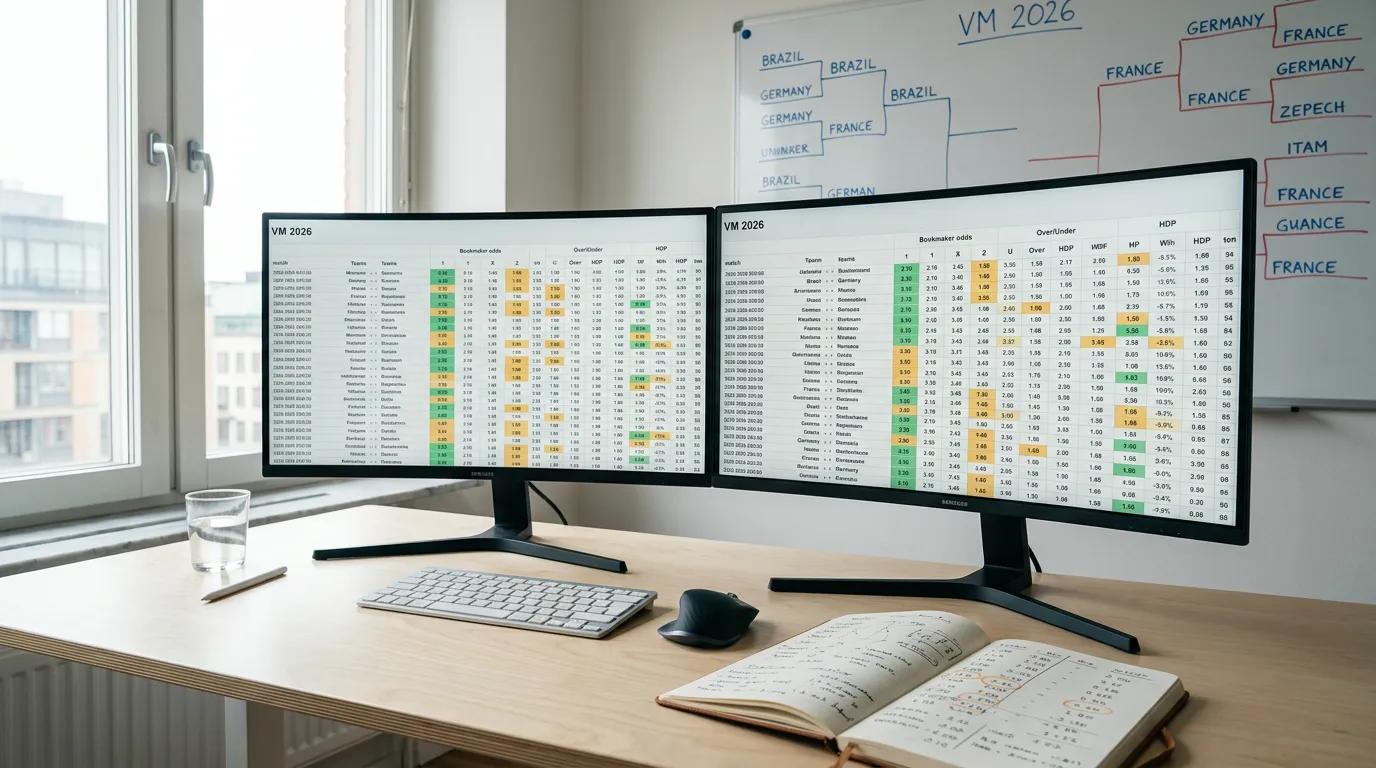 Oddsanalys för VM 2026 gruppspel med fokus på Grupp F och Sveriges matcher